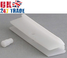 Load image into Gallery viewer, 2x FIAT LANCIA ALFA ROMEO WINDOW GUIDE DOOR GLASS EDGE SLOT CLIPS