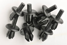 Load image into Gallery viewer, 10x MERCEDES VAUXHALL VOLVO FORD FASTENERS PLASTIC RIVET TRIM CLIPS