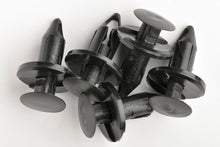 Load image into Gallery viewer, 10x FORD VAUXHALL RENAULT SPLASH GUARD BUMPER TRIM PLASTIC RIVET CLIPS