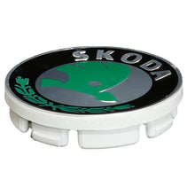 Load image into Gallery viewer, SKODA FABIA OCTAVIA ROOMSTER YETI 56mm ALLOY WHEEL CENTRE HUB CAP 6U0601151L