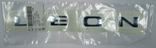 Load image into Gallery viewer, GENUINE SEAT LEON II 1P INSCRIPTION SILVER CHROME BADGE REAR BOOT 1P0853687 739
